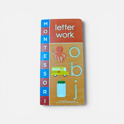 Montessori Letter Work with textured letter