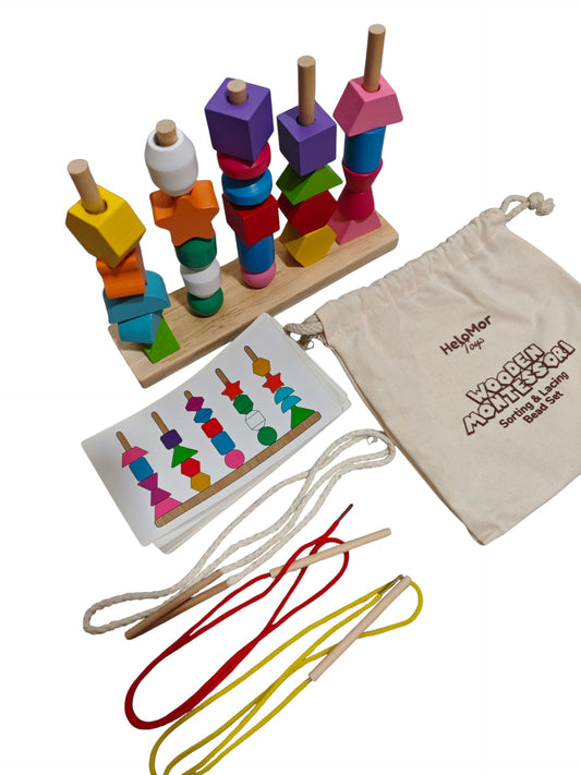 Montessori Sorting & Beading Toy