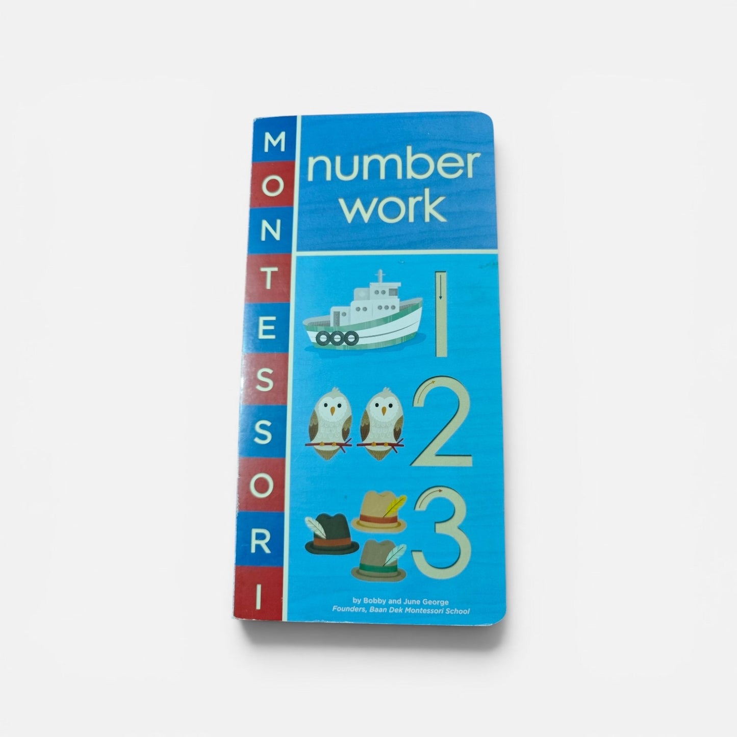 Montessori Number Work with textured number