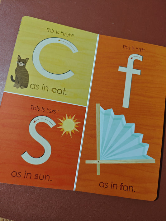 Montessori Letter Work with textured letter