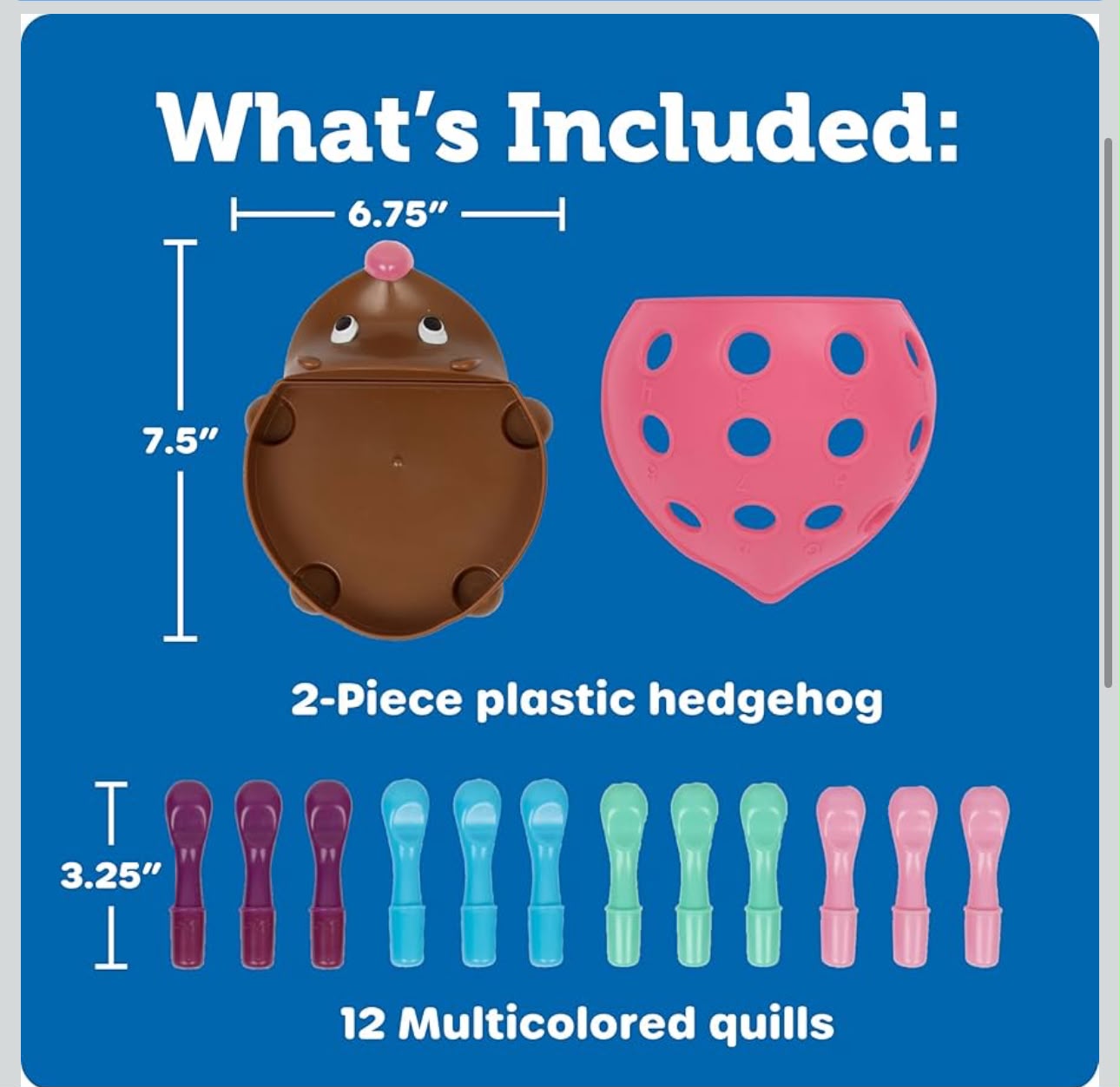 Learning Resources Spike The Fine Motor Hedgehog (rare colour)