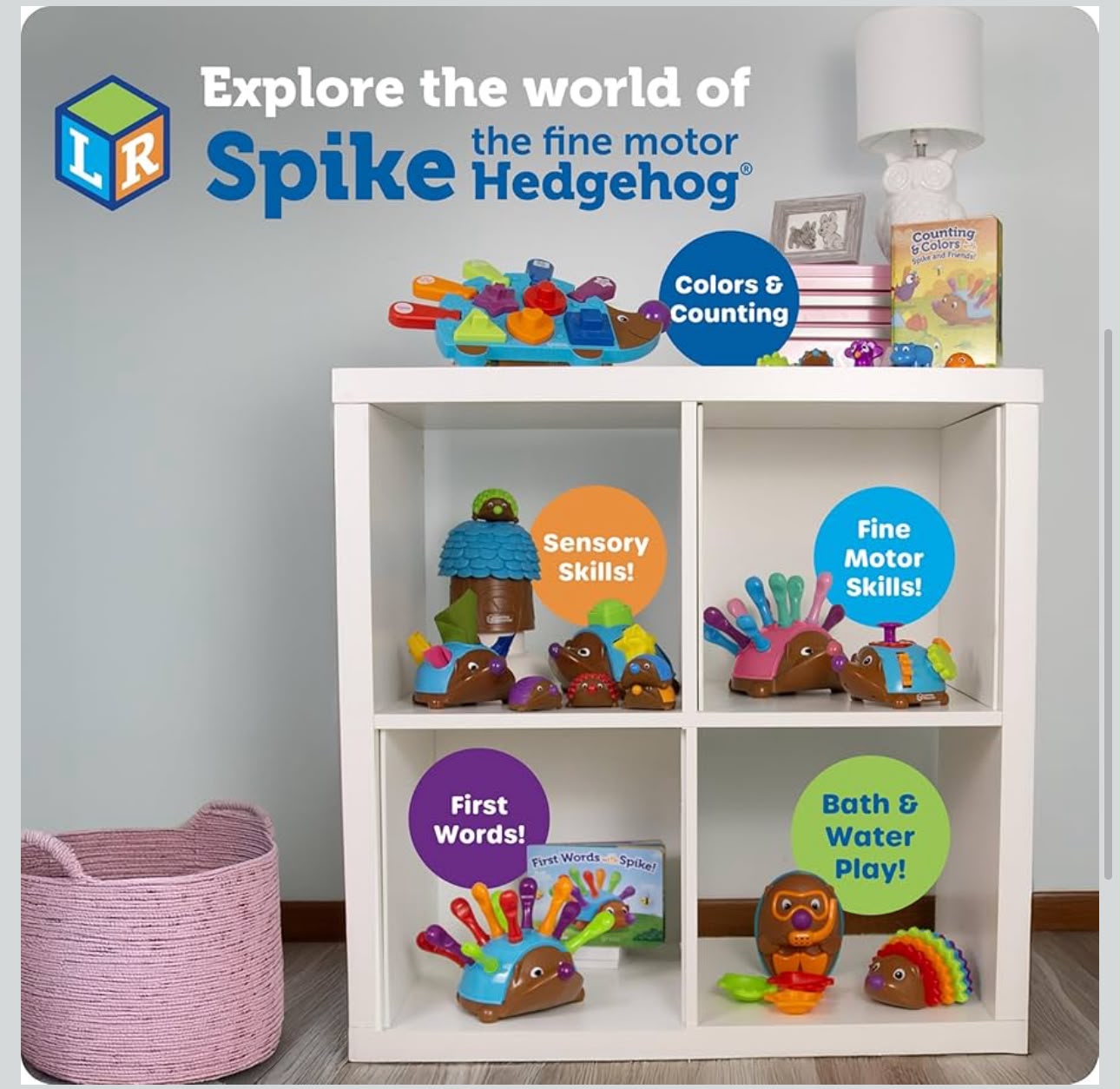 Learning Resources Spike The Fine Motor Hedgehog (rare colour)